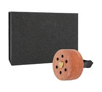 Clip per la ventola del diffusore d’aria in legno di rosa, diffusore di oli essenziali per auto, deodorante naturale in legno con eliminazione degli odori, diffusore di profumi