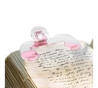 Clip per libro, supporto laterale, contabile trasparente per leggere, da lettura multifunzione per diario, libro di, notebook o documento