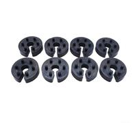 Clip per limitatore di sospensione da viaggio, cuscinetto paraurti nero per protezione del sistema di sospensione dell'asse anteriore e posteriore (13 mm)