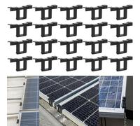Clip per lo Scarico Dell'acqua del Pannello Solare, 20 Pezzi Clip per la Pulizia Dello Scarico Dell'acqua Clips Drenaggio Pannello Fotovoltaico per Pannelli Solari PV(30 mm)