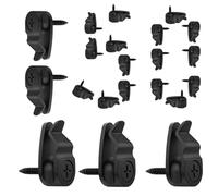 Clip per luci da esterni, gestione dei cavi della luce da esterno, 50 ganci impermeabili, resistenti per feste, decorazioni per casa, foto, feste, artigianato