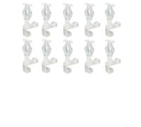 Clip per luci natalizie resistenti tutto in uno con ganci per grondaia e ghiaia, clip per lampada per una luce esterna affidabile da appendere contro vento e pioggia