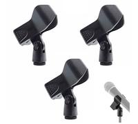 Clip per Microfono,3 PCS Clip per Microfono Pinza Microfonos Universale Portamicrofono Alloggiamento e Supporto per Clips Compatibile con la Maggior Parte dei Microfoni Cablati e Wireless
