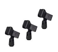Clip per Microfono,3pezzi Supporto per Microfono Portamicrofono Pinza Microfono Caricato a Molla Portamicrofono Flessibile Compatibile con Maggior Parte dei Microfoni Cablati Wireless