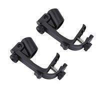 Clip per Microfono a Tamburo, 2 Pezzi Plastica Regolabile Antiurto Morsetto Supporto per Microfono