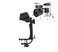 Clip per microfono a tamburo: supporto universale per microrganismi regolabile antiurto, montaggio compatto e leggero. Clip affidabile per forniture di strumenti, studio di registrazione, prove su