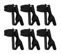 Clip per microfono da bavero, clip per microfono per riunioni, 6 pezzi di ricambio per microfono, robusto morsetto portatile in metallo per registrare lezioni in aula e riunioni
