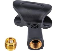 Clip per Microfono Grandi Flessibili per Tutti i trasmettitori Portatili Adattatore per Supporto Microfono Filettatura in plastica/Rame Rigida e Durevole con Viti in Rame