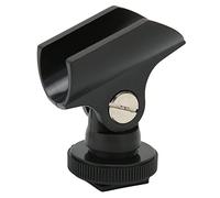 Clip per microfono, supporto per clip per microfono flessibile umanizzato resistente alla rottura duro per microfono da intervista