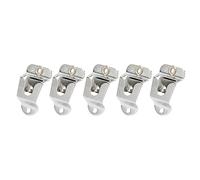 Clip Per Microfono Wireless Supporto Per Microfono Wireless a 2 Vie Metallo Heavy Duty Professional 5 Pezzi Per GM950 Per MXPR4350 Per GM3188 Per TK8108