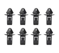 Clip per modanatura griglia, confezione da 8 pezzi di fissaggio in plastica nera, compatibili con RAM 1500 2500 3500 4500 5500 2013-2020 Sostituzione 68213168AA