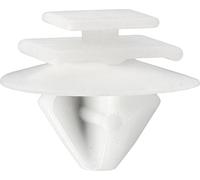 Clip per modellatura cintura per cassa per veicoli PSA/Fiat, 8,5 mm, punzonatura, confezione da 12, colore: Bianco