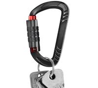 Clip Per Moschettone - Moschettone Da 7,62x5,08 Cm Per Carichi Pesanti | Attrezzo Da Esterno In Lega Di Alluminio, Moschettoni Resistenti Per Fissare Gli Animali Domestici, Campeggio All'aperto, Escur