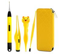 Clip per naso per bambini con luce ricaricabile Clip per naso per bambini, ideale per pulire le orecchie, sporco e muco dell'ombelico, ideale per (4 pezzi)