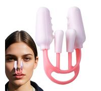 Clip per naso snellente per il naso, riutilizzabile, in morbido silicone, accessorio per migliorare la respirazione, uso quotidiano, applicazione del trucco