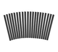 Clip per nastro recinzione, clip di montaggio del coperchio, per recinzione a pannelli 20 pezzi (Antracite, 19 cm)