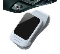 Clip per occhiali da sole per auto - Clip per visiera durevole ABS da 2 pollici | Design con presa sicura antiscivolo a doppia fessura che migliora la conservazione organizzata | Ideale per mantenere