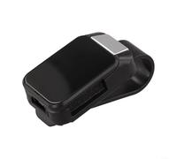 Clip per occhiali da sole per auto, forte e supporto fornisce una comoda conservazione per occhiali e piccoli oggetti (nero-1)
