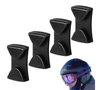 Clip per occhiali per caschi protettivi, clip per occhiali da sci, impugnatura antiscivolo per casco protettivo, 4 da sci, clip anti-goccia per le attività all'aperto