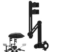 Clip per ombrello per sedia - fissaggio per ombrello, passeggino | pinza per ombrelli montata su manubrio, supporto per tetto regolabile per sedia a rotelle, supporto per ombrello, carrello da golf