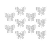 Clip per orchidee per supporto per piante, fiori trasparenti per piante, supporto a forma di libellula a forma di farfalla, clip per giardinaggio, per giardino, cortile, balcone, vaso da fiori per