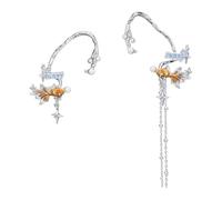 Clip per orecchio con accessorio in rame per qualsiasi outfit | Potenziatore senza sforzo, presa comoda, design senza fori, adatto a qualsiasi ensemble e regalo per occasioni