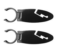 Clip per pagaia per kayak, 10 cm, confezione da 2 pezzi, accessorio per paddleboard e kayak, morsetti per tutti i paddle board e kayak, addominali, 16 g per coppia.