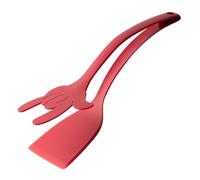 Clip per pala, 2 in 1, spatola e pinza, multifunzione per girare bistecca, pane, hamburger, barbecue, arrosti, frittelle