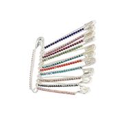 Clip per pantaloni in lega non irritante - Decorazione e sicura per sciarpe e abiti a strati per bambini (11 unità) Spilla per abbigliamento attività all'aperto, Colored diamonds, come descritto