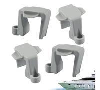 Clip per Parabordi per Barche - Clip per Paraurti Robuste per Barche da 4 Pezzi | Ganci per Paraurti con Montaggio su Guida 5,9x4,9x4,4 Cm, Scopi Versatili Facile Installazione Clp per Boa Multifunzi