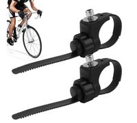 Clip per parafango per Bicicletta - Set Anteriore e Posteriore | lembo parafango Regolabile in 2 Pezzi con Supporto ad Anello Stabile | Accessorio per Mountain Bike per Ciclismo, Trail, Penna