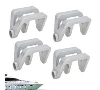 Clip per paraurti per barche per pontoni, ganci per paraurti per barche | 4x tasselli per ferrovia per barche - Forniture per esterni, accessori solidi per design rapido e design a rilascio coppia