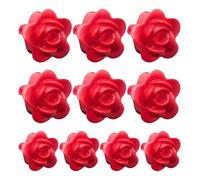 Clip per pareti per Piante per Viti - 10x Ganci Invisibili a Forma di Fiori | Fixer per Piante Verdi | Clip di Supporto in Vite Adesiva per trazione, Strumento di Fissaggio del Giardinaggio a Parete,