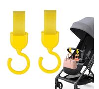 Clip Per Passeggino - Gancio Per Organizer Per Passeggino 2 Pezzi | Gancio Organizer Con Gancio Per Mamma Ruotabile A 360 Gradi | Comodo Gancio Multiuso Per Borsa Della Mamma Per Sedie A Rotelle, Supp
