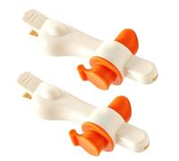 Clip per patatine 2 pezzi di clip alimentari riutilizzabili con beccucci | fermagli a becco d'per buste per Cucina Frigo Liquidi Farina Snack Dispensa Freezer