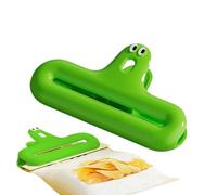Clip per patatine divertenti, per uso domestico, con simpatica espressione - Clip sigillanti per snack e freschezza, con foro, molla elastica integrata, accessori da cucina per sacchetti del pane