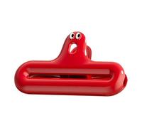 Clip per patatine fritte - presa per alimenti per uso domestico con espressione carina - molla elastica integrata, clip sigillanti per snack freschi con foro per soggiorno