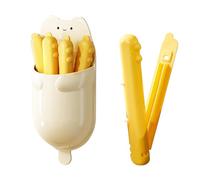 Clip per patatine in acrilico - Sigillante per pane, strumento professionale trasparente per conservazione a molla, per uso quotidiano, casa, scuola, dormitorio, appartamento per picnic, snack, viaggi