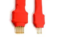 Clip per PCB per Test di Fissaggio 2,54 mm 2P/3P/4P/5P/6P/7P/8P/9P/10P a Fila Singola/Doppia, a Molla, per Download di Aghi, Bruciatore, Accessori per Bruciatori (2P Single)