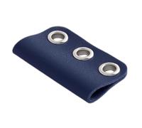 Clip per penna per notebook, riutilizzabile, in pelle ecologica in poliuretano, staccabile, per pianificazione di diari, raccoglitori, documenti, casa, scuola, Blu, Refer to description, Unisex