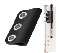 Clip per penna, staccabile, riutilizzabile, in pelle PU, portapenne, portapenne, per casa, studio, scrivania, diario, raccoglitore, documenti, studenti e adulti