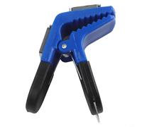 Clip per pennelli, supporto magnetico per pennelli, in plastica robusta, strumento fai da te per falegnami e pittori, morsetto largo 3,2 cm, per uso domestico e giardino (blu)