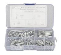 Clip per perni di fissaggio, elevata durezza Facile installazione Assortimento di clip per perni R da 100 pezzi per il fissaggio di riparazioni auto