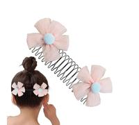 Clip per pettine per capelli da donna, pettini laterali per donne,Corona di fiori forcine per capelli rotti - Forte copertura laterale decorativa Hold Hairpin for Bun Styling Girls