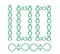 Clip Per Piante Da Arrampicata - Clips Di Supporto Alle Piante | Clips Piante | Marking Da Giardino Per Le Piante Da Arrampicata | 100 Pezzi Clamp Di Supporto Del | Forniture Per Verdure Per