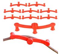 Clip per Piante Morsetto per, ergonomico, 11,9 x 1,6 cm, piegatrice con Rotazione, attrezzo di Supporto da Giardino con Morsetto per la Crescita delle Piante per Verdure e pomodori