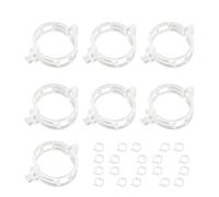 Clip per Piante per Piante rampicanti -100 Pezzi Supporto per Morsetti | Clip per per Traliccio per Coltivare la Vite da Giardino in Posizione Verticale UVA da Esterno Giardinaggio Verdure PE