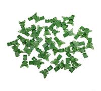 Clip per piante rampicanti con materiale plastico e adesivi acrilici invisibili, progettate per montaggio a parete viti e piante, soluzione salvaspazio per giardini interni (50 pezzi)