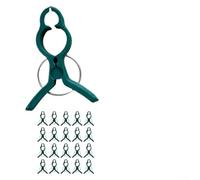 Clip per Piante Regolabili 60 Supporto Fusto Clip per Piante(Mermaid-S) | Plastica , design regolabile, per ideale per fusti delicati o robusti, 60 , per verde giardino