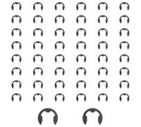 Clip per pignone tamburo frizione 50 pezzi compatibile con MS170 MS180 MS210 MS230 MS250 017 018 021 023 025